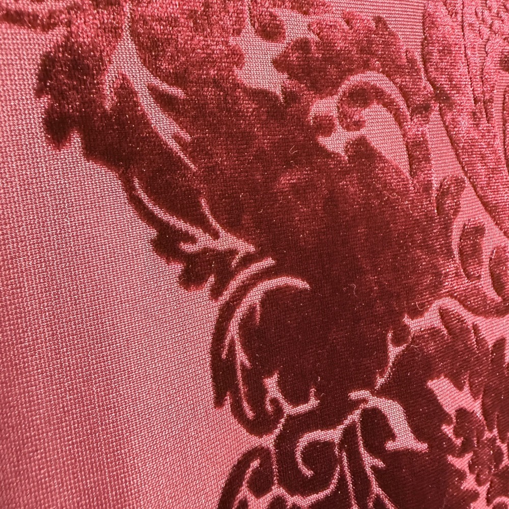 Signature by Robbie Bee Burnout Velvet Damask Bell Sleeve Dress XL - Picture 15 of 16